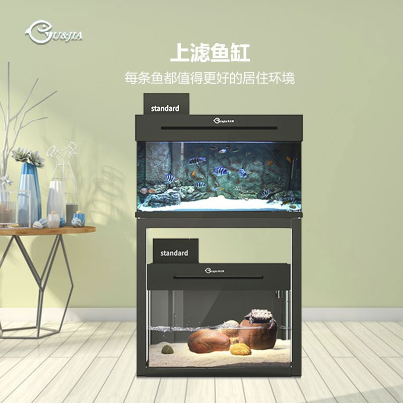 上濾、底濾組合缸